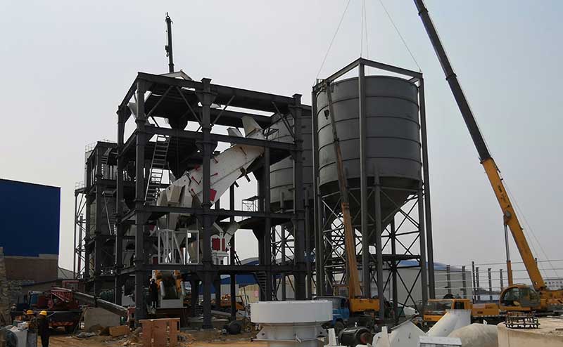 環(huán)保制砂樓_機制砂生產線圖片